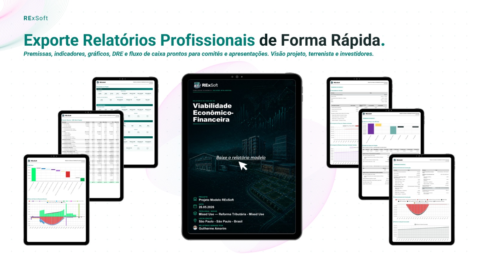 Tela do sistema RExSoft